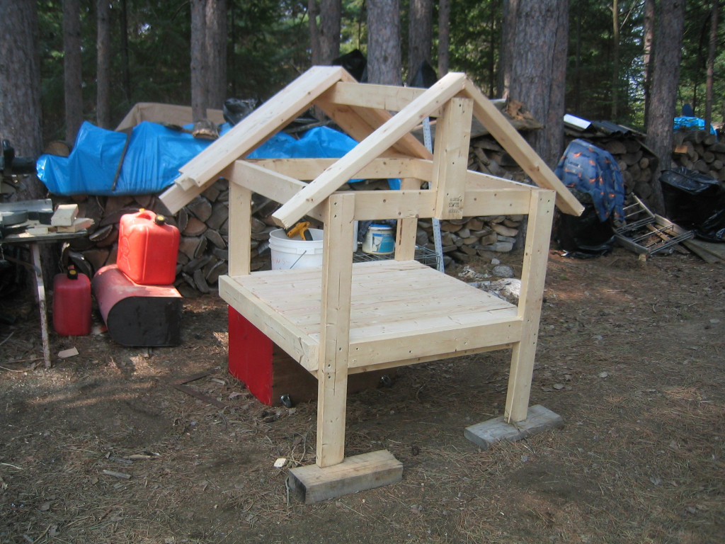homemade cat pen